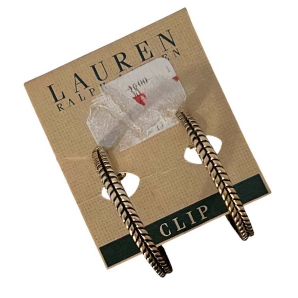 Lauren Ralph Lauren Gold Clip-On Earrings